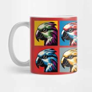 Pop Moluccan Eclectus Art - Cool Birds Mug